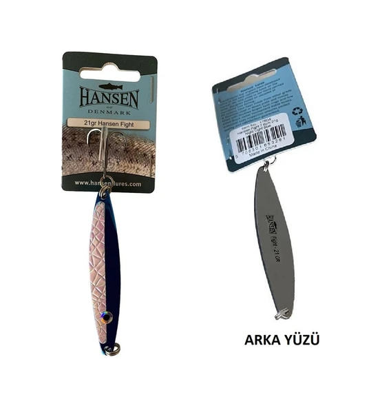 Hansen Fight 7.6cm 21gr Night Light Blue V1g Kaşık Night Light Blue ürün görseli