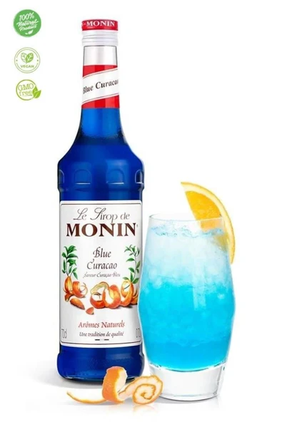 Monin Portakal Kabuğu Şurup Blue Curacao Syrup 700 Ml - 2