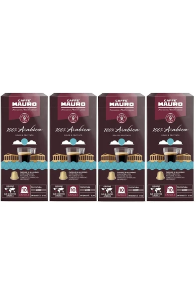 Caffe Mauro 100% Arabica Nespresso Kapsül 40 Kapsul