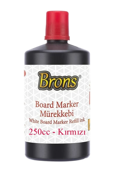 Yazı Tahta Kalem Mürekkebi 250 ml 1 Adet Brons Tahta Kalemi Mürekkebi Kolay Silinebilir 250 gr Okul Sınıf