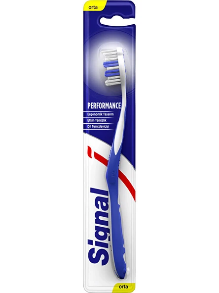 Signal Performans Diş Fırçası Orta(Mavi) ürün görseli 1
