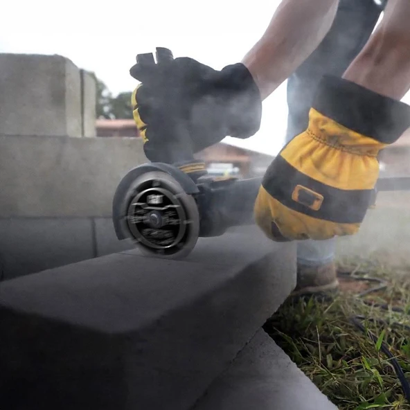 CAT DA09001 115mm Profesyonel Beton, Tuğla, Parke Taşı Elmas Kesme Diski (Soketli, Aralıklı Kenar) - 3