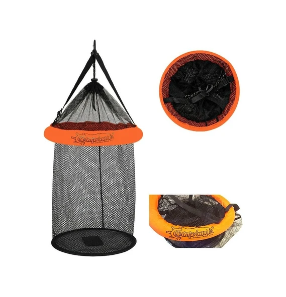 Captain 6615 Fileli Livar Şamandralı Balık Sepeti 50x90cm ürün görseli