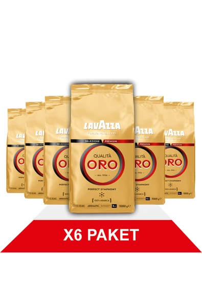 LavAzza Qualità Oro Çekirdek Kahve (1000gr) x6