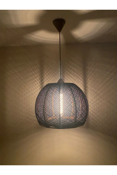 Bohem,Rustik,Modern,Doğal,El Yapımı Sarkıt Avize - 3