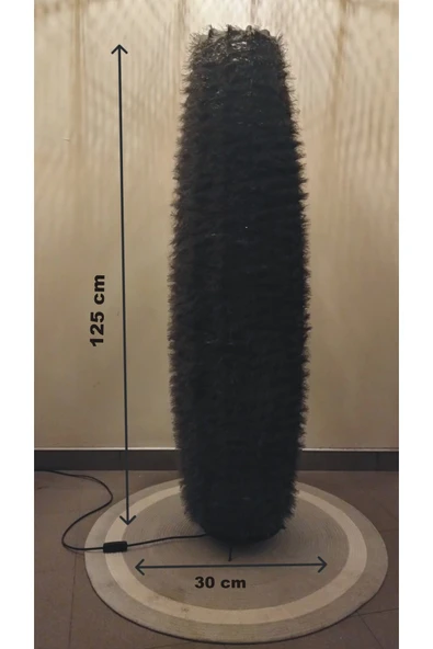 Bohem,Ahşap,Doğal El Yapımı Lambader 125*32 - 8