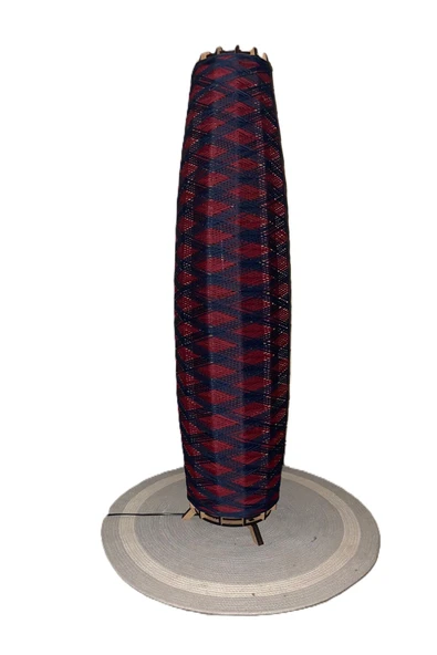 Bohem,Ahşap,Rustik,Modern,Doğal El Yapımı Lambader 125*32 - 5