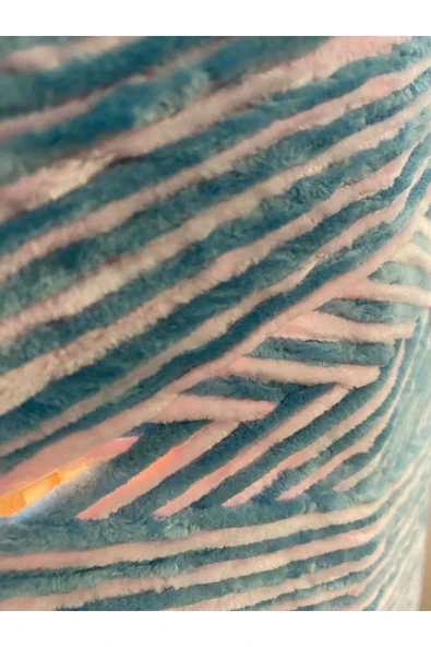 Bohem,Ahşap,Peluş,Modern,Rustik,Doğal El Yapımı Lambader 135*32 - 7