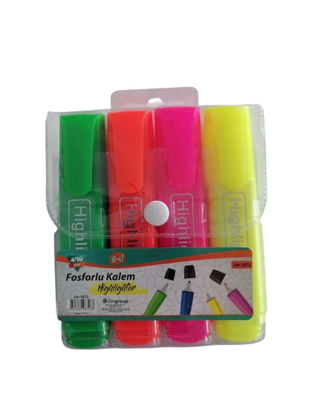 Fosforlu Kalem 4'lü Set ürün görseli 1