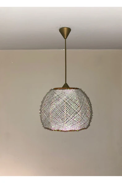 Bohem,Rustik,Modern,Doğal,El Yapımı Sarkıt Avize - 2