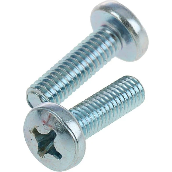 Yıldız Başlı YSB Vida Civata M6x25 - 100 Adet ürün görseli