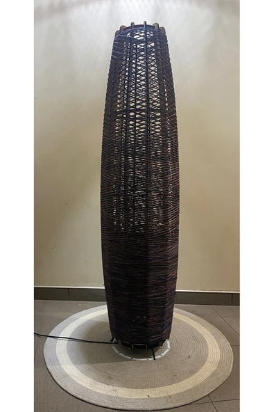 Bohem,Ahşap,Rustik,Modern,Doğal El Yapımı Lambader 125*32 - 2