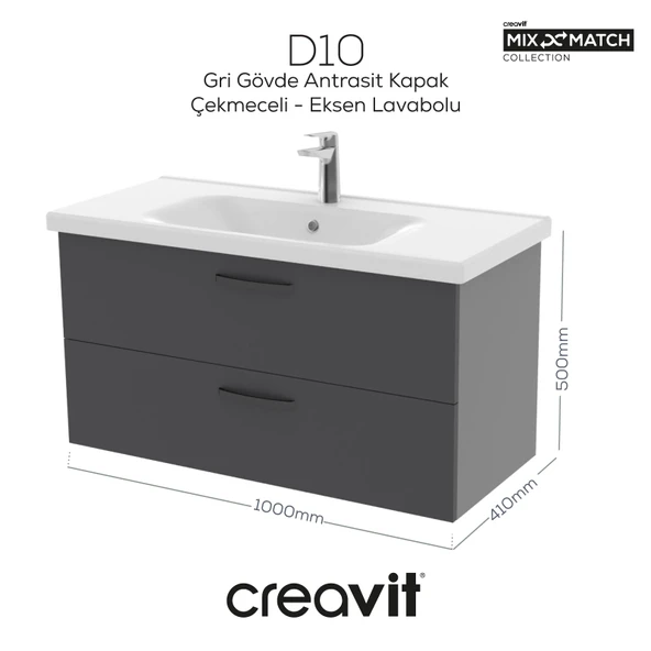 D10 100cm.2CK.Lav.Dlp.ML.GRI.ML.ANT - Resim 3