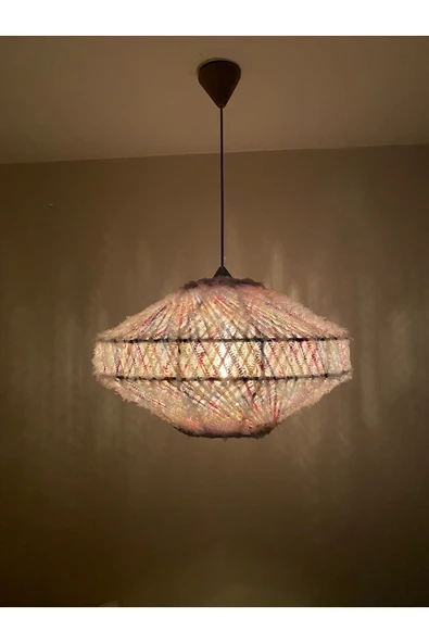 Bohem,Rustik,Modern,Simli,Doğal,El Yapımı Sarkıt Avize - 3