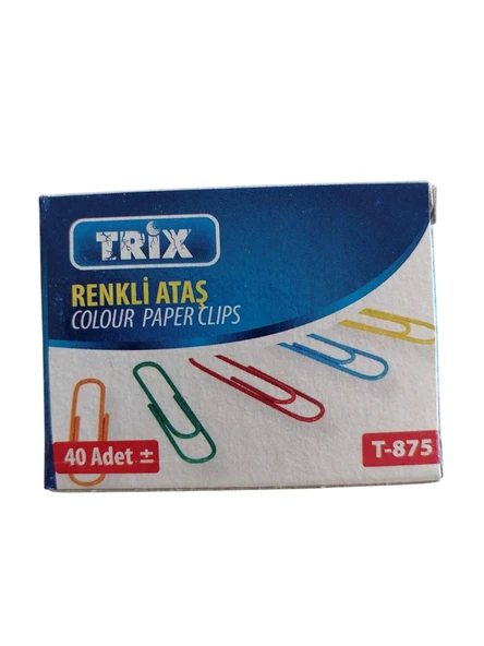 Trıx Renkli Ataş 40'lı x 2 adet - Resim 2