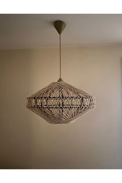 Bohem,Rustik,Modern,Jüt,Doğal,El Yapımı Sarkıt Avize - 3
