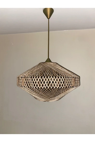 Bohem,Rustik,Modern,Jüt,Doğal,El Yapımı Sarkıt Avize - 2
