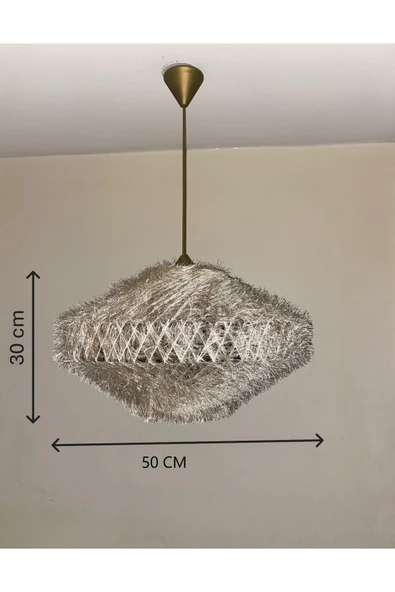 Bohem,Rustik,Modern,Doğal,El Yapımı Sarkıt Avize - 4