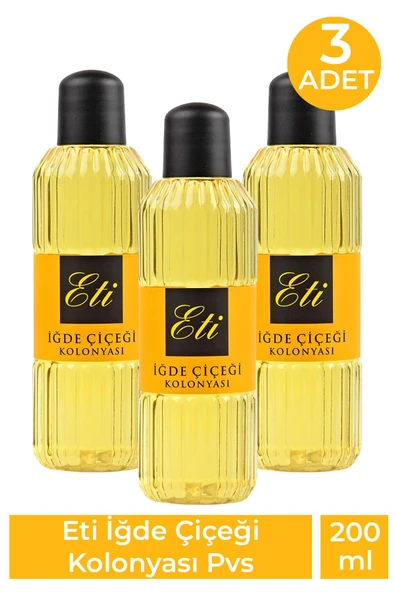 Eti İğde Çiçeği Kolonyası Pvc 200 ml 3 Adet ürün görseli 1