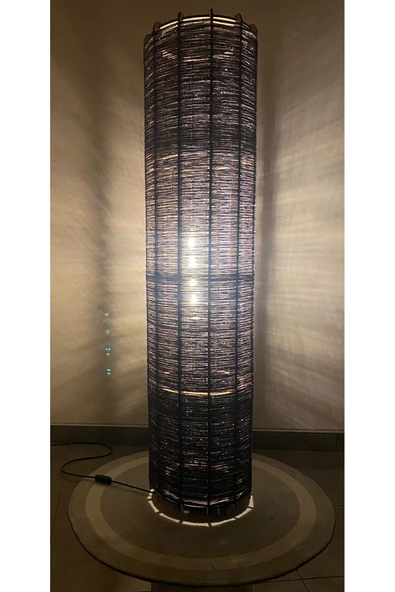 Bohem,Ahşap,Rustik,Modern,Doğal El Yapımı Lambader 135*32 - 2