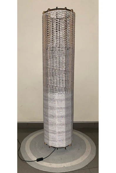 Bohem,Ahşap,Modern,Rustik,İskandinav,Doğal El Yapımı Lambader 135*32 - 3