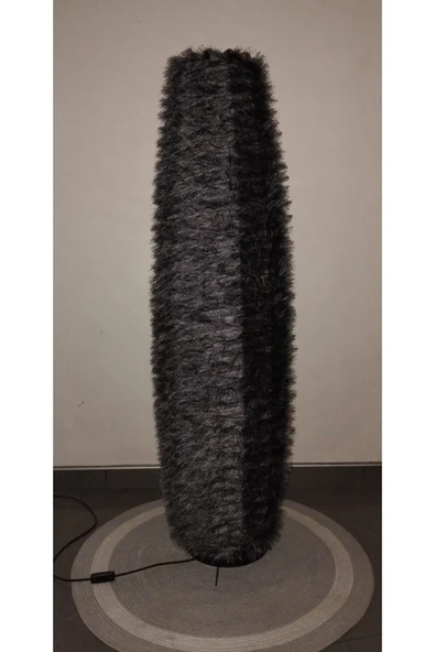 Bohem,Ahşap,Doğal El Yapımı Lambader 125*32 - 4