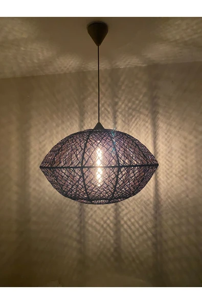 Bohem,Rustik,Modern,Doğal,El Yapımı Sarkıt Avize - 4