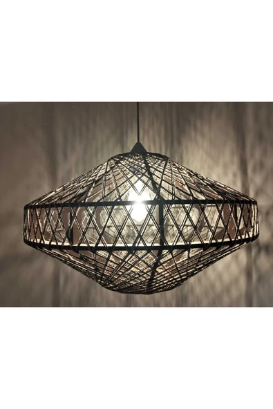 Bohem,Rustik,Modern,Jüt,Doğal,El Yapımı Sarkıt Avize - 3