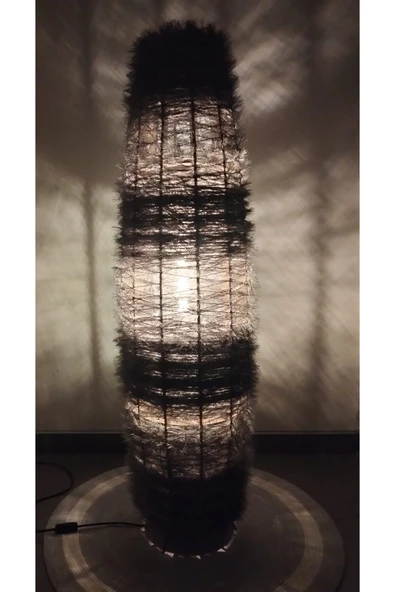 Bohem,Ahşap,Rustik,Doğal Lambader 125*32 - 6