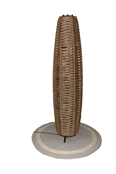 Bohem,Ahşap,Jüt,Hasır,Doğal Lambader 125*32 - 4