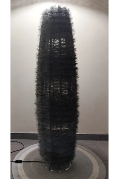 Bohem,Ahşap,Rustik,Doğal Lambader 125*32 - 7