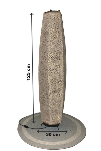 Bohem,Ahşap,,Modern,Rustik,Doğal El Yapımı Lambader 125*32 - 6