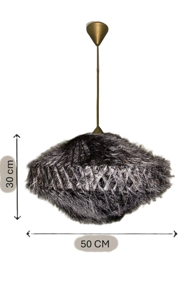 Bohem,Rustik,Modern,Jüt,Doğal,El Yapımı Sarkıt Avize - 4