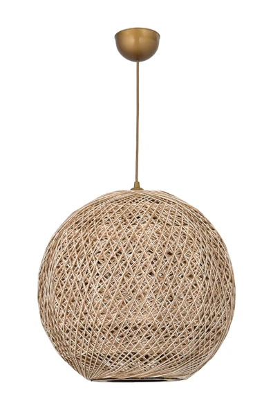 Bohem,Rustik,Modern,Jüt,Doğal,Hasır,El Yapımı Sarkıt Avize - 2