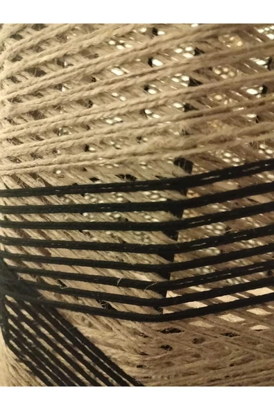 Bohem,Ahşap,Rustik,Jüt,Hasır,Doğal Lambader 125*32 - 8