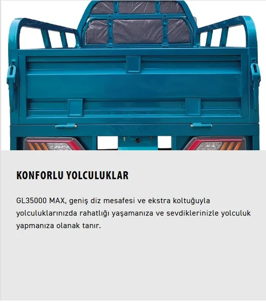 Kuba Gl35000 Elektrikli Pikap Kabinli Beyaz - 4