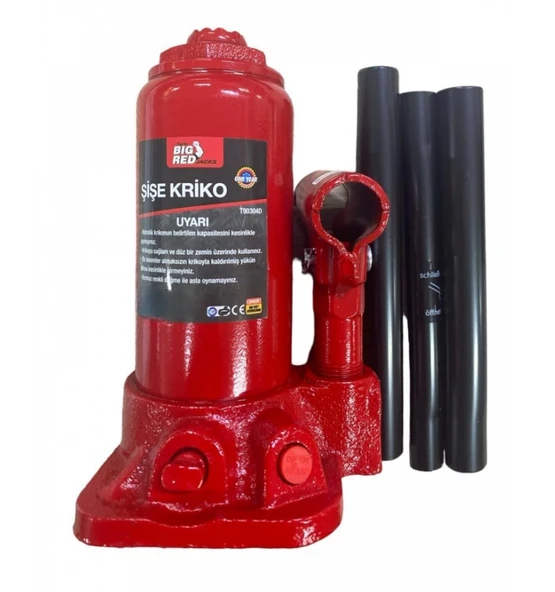 Big Red  Şişe Kriko 3-Ton Plastik Çantalı T90304D ürün görseli