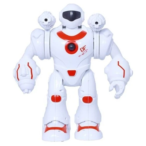 Füze Atan Sesli ve Işıklı Robot Kırmızı-Beyaz - Resim 2