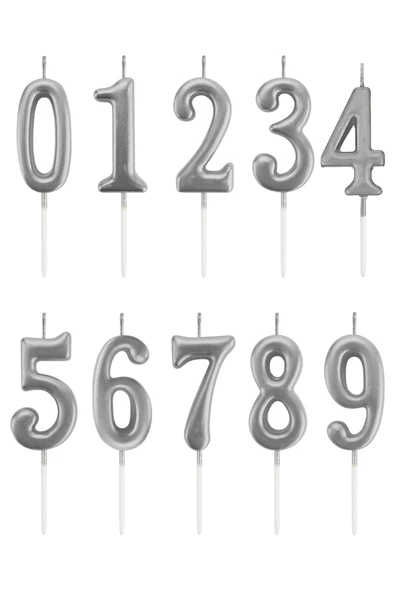 Yaş Günü Mumu 13 Cm Büyük Boy Rakam Doğum Günü Pasta Süsleme - 2