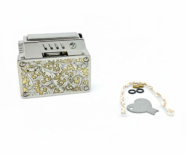 Chief King's Fire İbelo Model Ornamental Desenli Lüks Çakmak - Resim 9