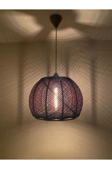 Bohem,Rustik,Modern,Doğal,El Yapımı Sarkıt Avize - 3