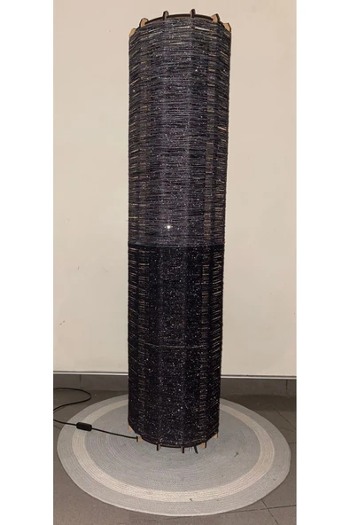 Bohem,Ahşap,Rustik,Modern,Doğal El Yapımı Lambader 135*32 - 3