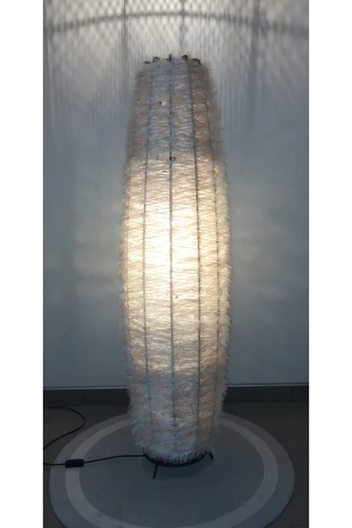 Bohem,Ahşap,Doğal El Yapımı Lambader 125*32 - 2