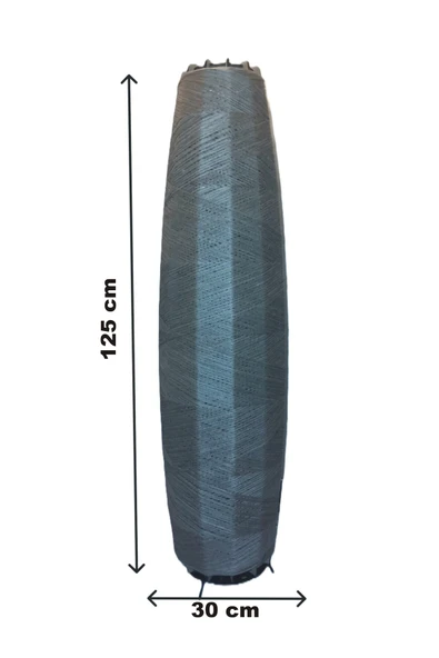 Bohem,Ahşap,Jüt,Hasır,Doğal Lambader 125*32 - 8