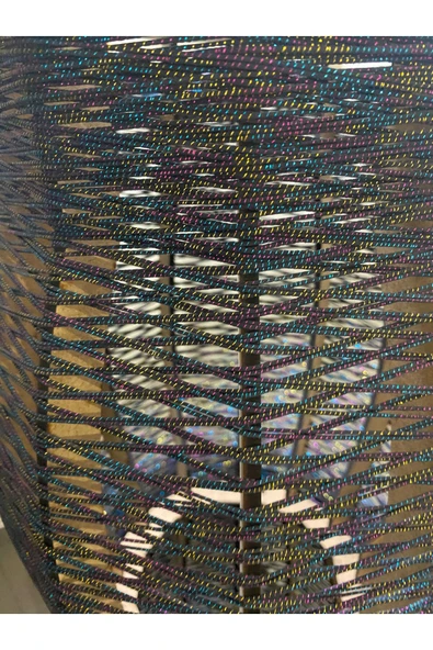 Bohem,Ahşap,Rustik,Modern,Doğal El YApımı Lambader 135*32 - 7