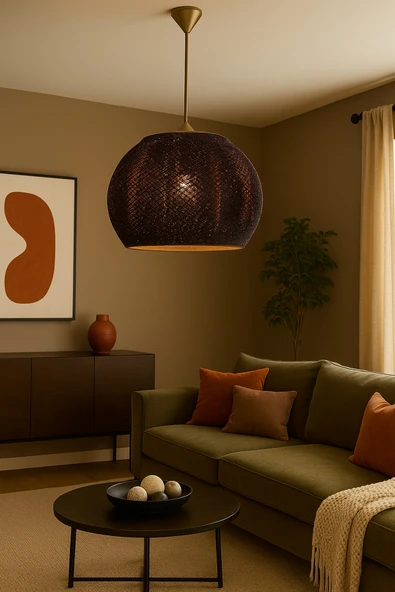 Bohem,Rustik,Modern,Doğal,El Yapımı Sarkıt Avize