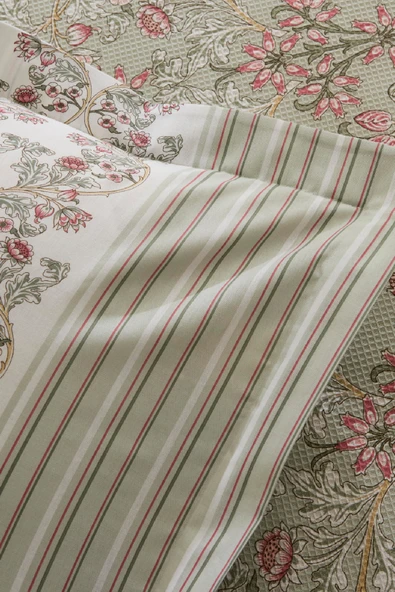 Empres %100 Pamuk Tek Kişilik Pike Takımı Adaçayı - Resim 8