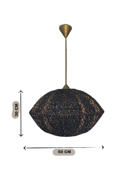 Bohem,Rustik,Modern,Doğal,El Yapımı Sarkıt Avize - 5
