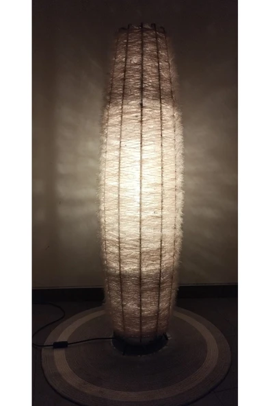 Bohem,Ahşap,Doğal El Yapımı Lambader 125*32 - 7