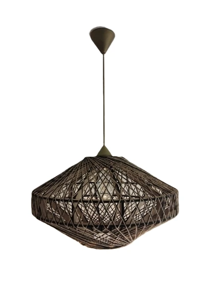 Bohem,Rustik,Modern,Jüt,Doğal,El Yapımı Sarkıt Avize - 4